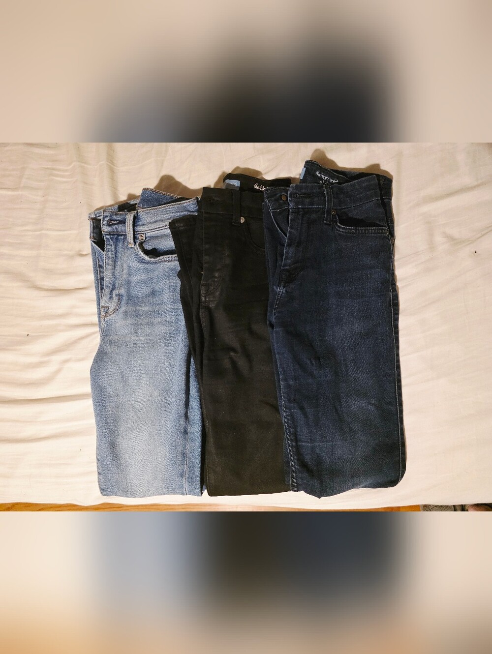 Lot of 3 Pairs of 7 For All Mankind Jeans: Size 25